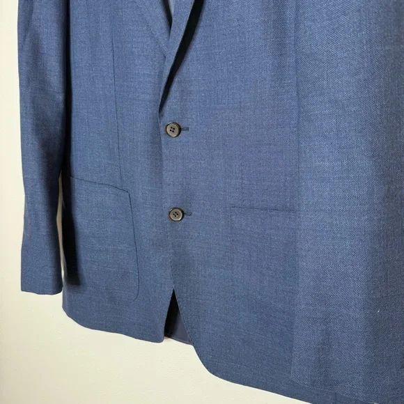 Suit Supply Havana REDA Pure Wool Single Breasted Two Button Blazer navy size 38